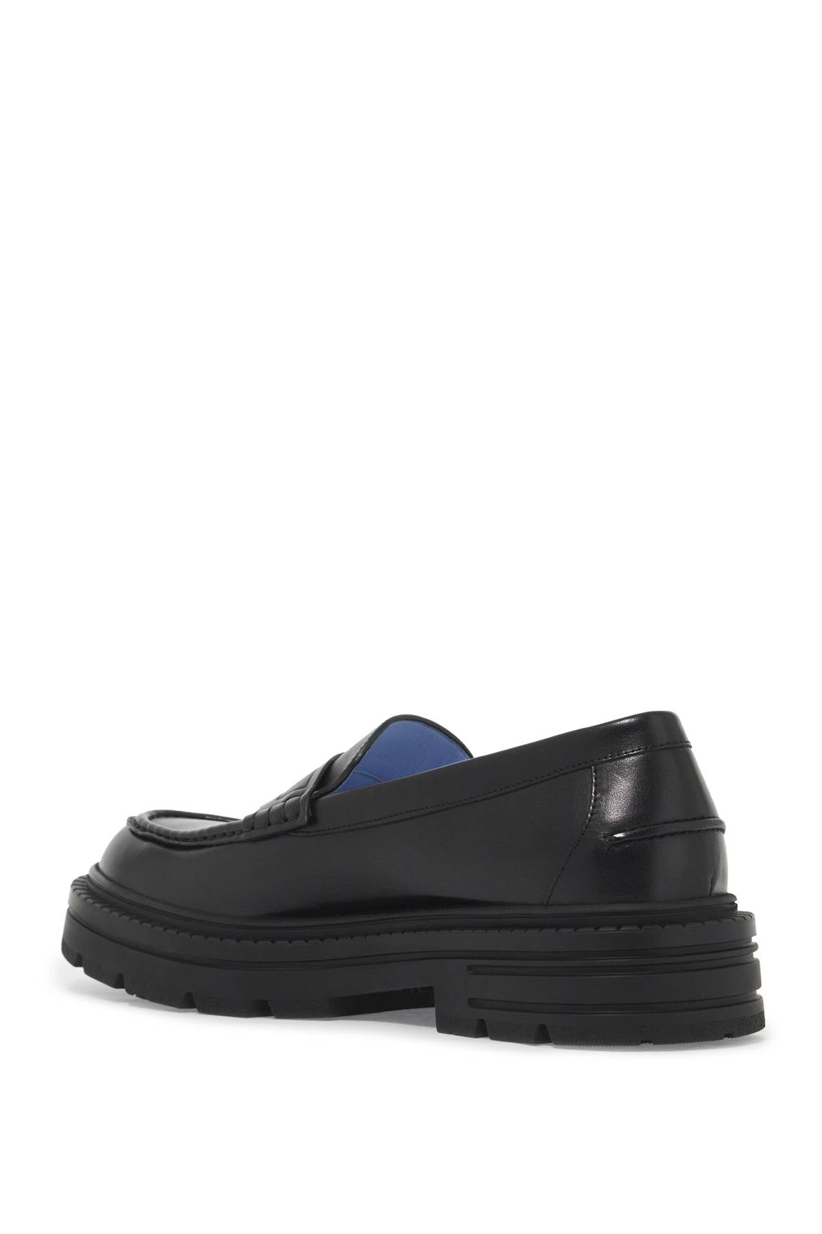 VERSACE Smooth Leather Adriano Loafers