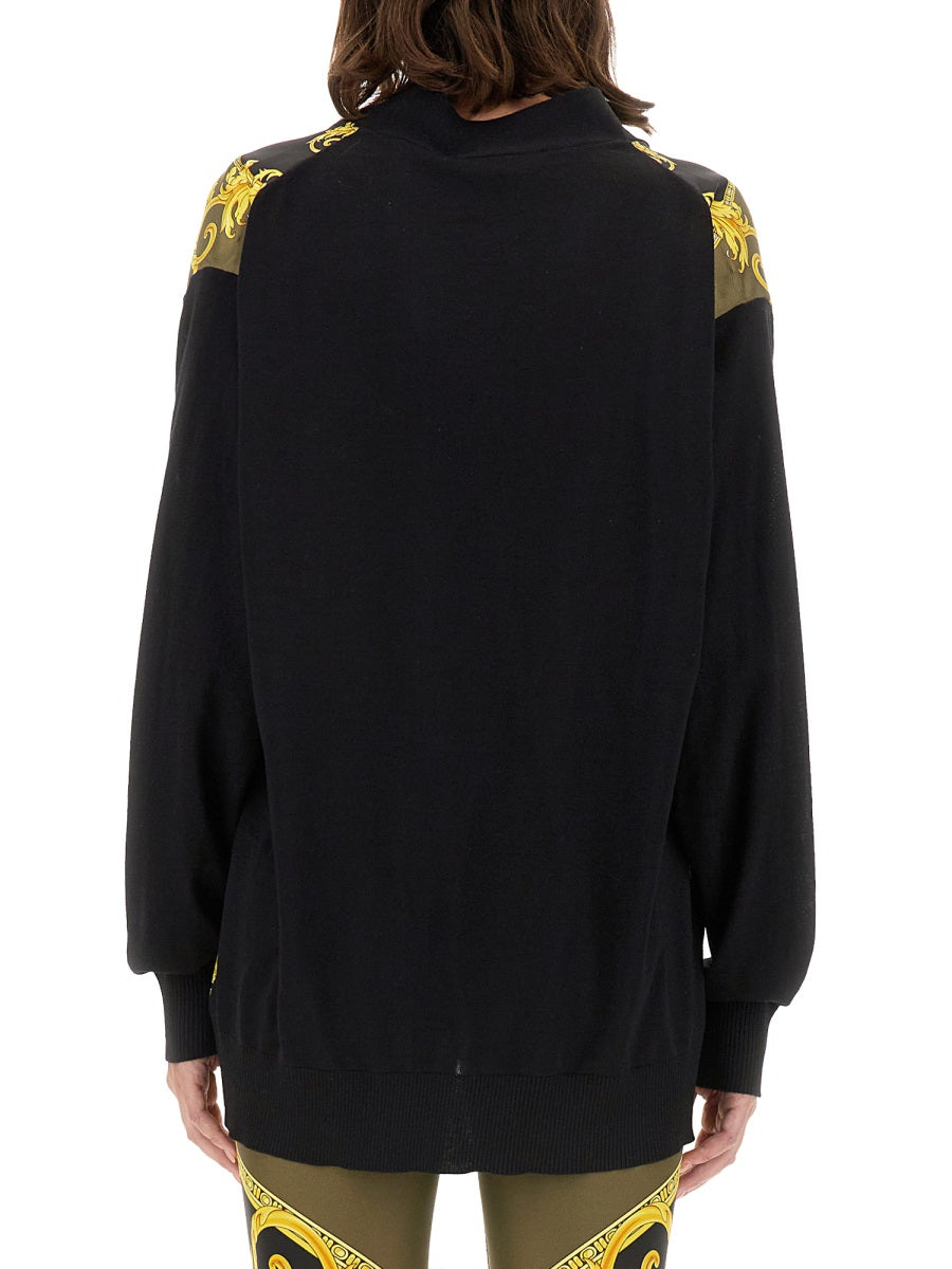 VERSACE Chic Twill Knit Sweater - Size 40 IT