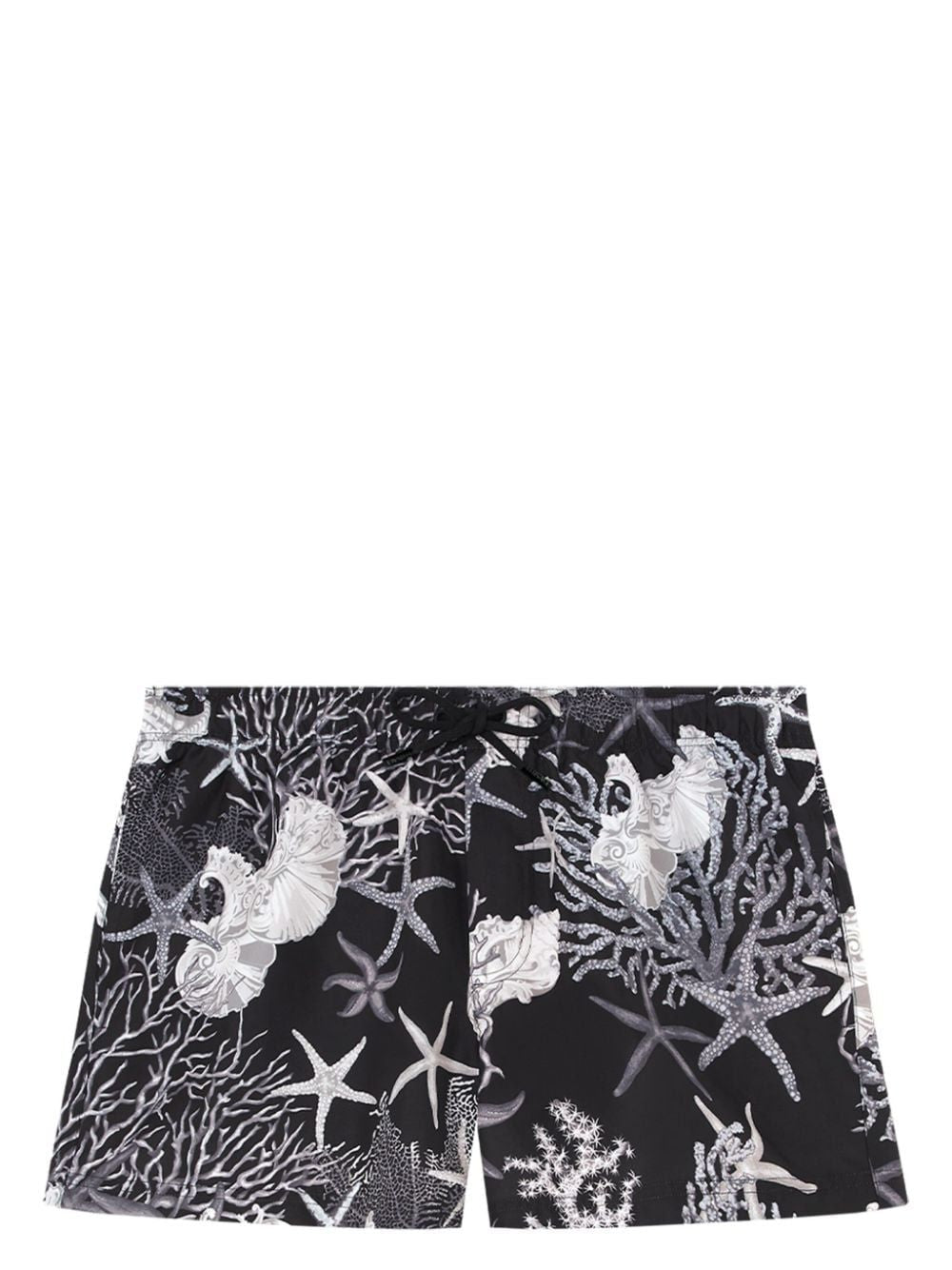 VERSACE Coral All Over Print Swim Shorts for Men