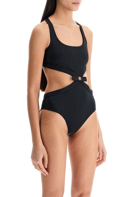 VERSACE Iconic One-Piece Swimsuit with Cut-Out Design - Size 2