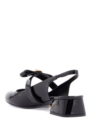 VERSACE Ribbon Slingback Pumps