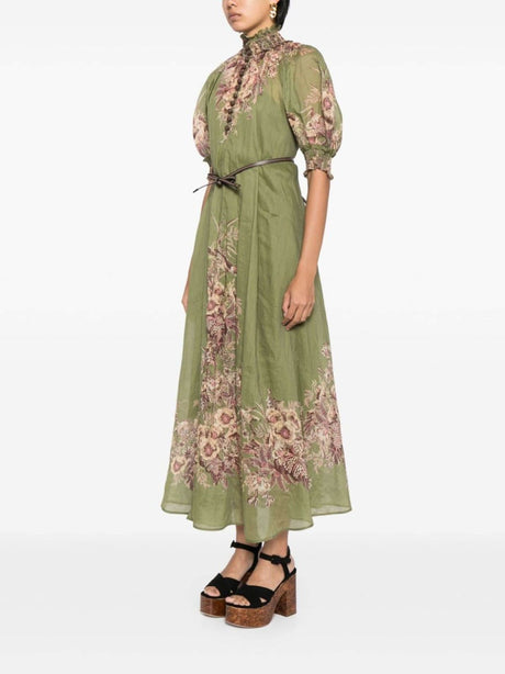 ZIMMERMANN Floral Print Swing Maxi Dress