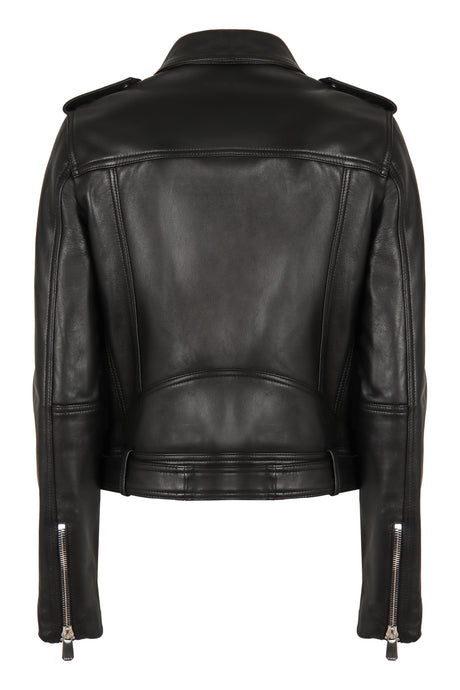 PINKO Costa Rica Chic Sheepskin Biker Jacket