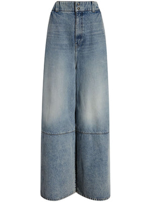 KHAITE Stylish 23FW Blue Denim Skirt for Women - 2024 Collection