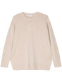 MAX MARA Beige Cashmere Knit Crewneck Jumper for Women - SS24 Collection