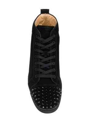 CHRISTIAN LOUBOUTIN Urban Edge High-Top Sneakers with Studded Toe