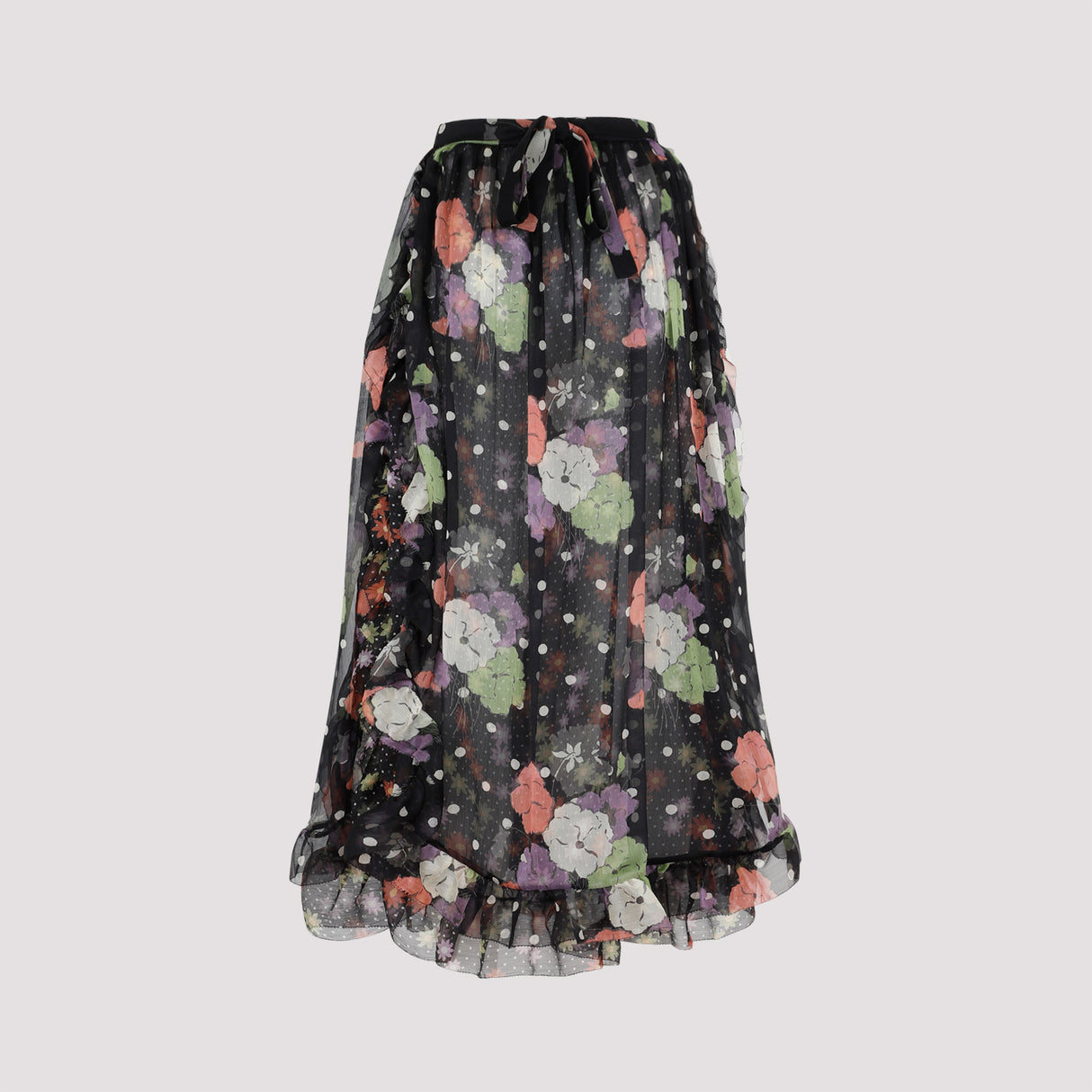 ETRO Luxurious Black Silk Skirt for Women - Fall/Winter 2023 Collection