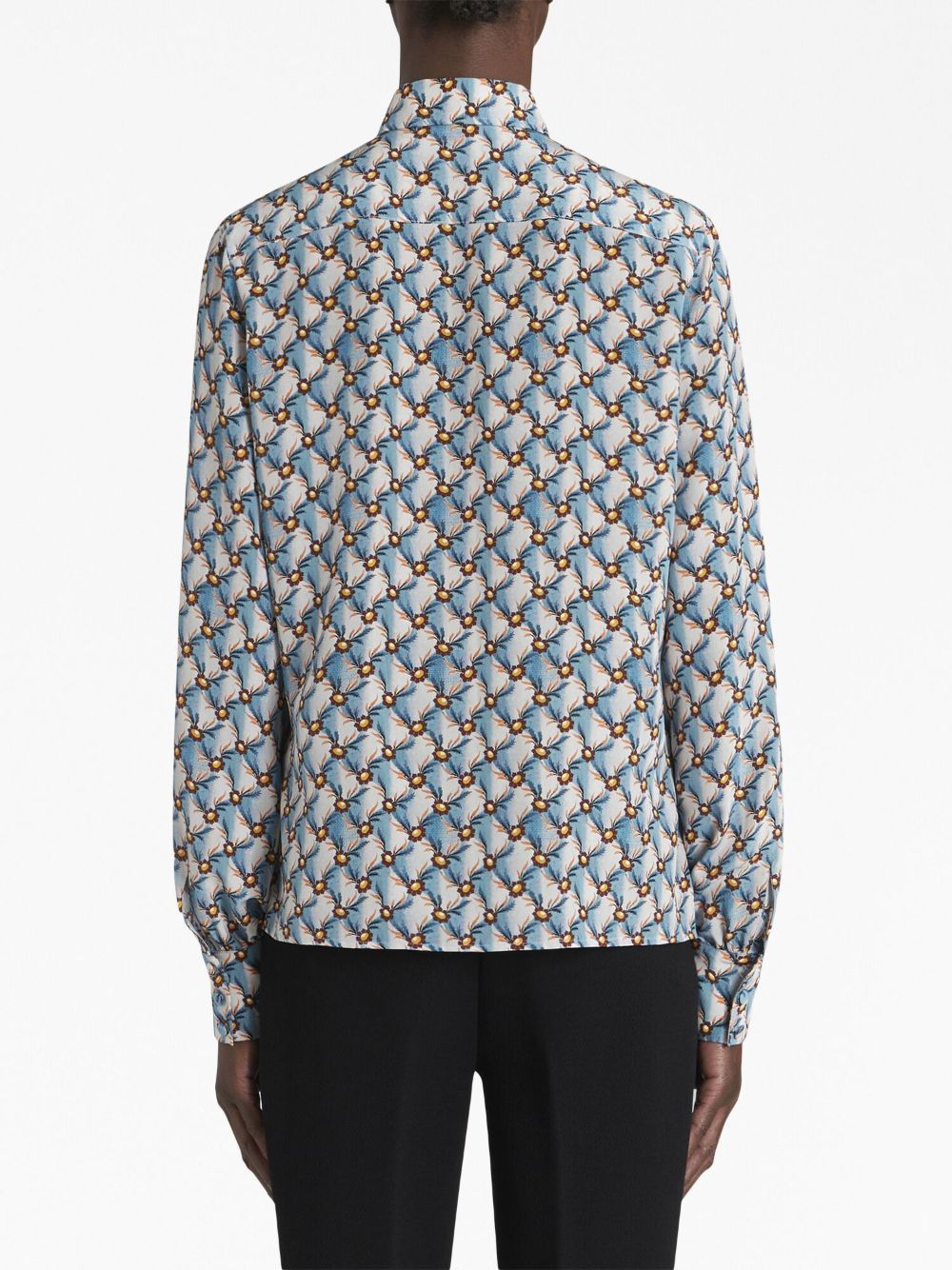 ETRO Multicolor Long Sleeve Silk Shirt for Women - Fall/Winter 2023 Collection