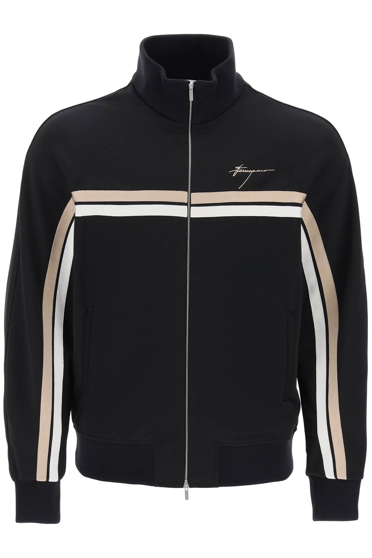 FERRAGAMO Men's Two-Tone Track Sweatshirt for FW24