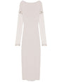 MAX MARA SPORTMAX Knit Long Dress with Detachable Sleeves