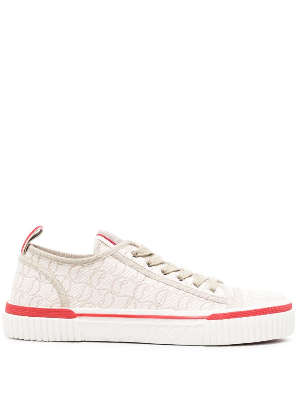 CHRISTIAN LOUBOUTIN Beige 24SS Men's Low Top Sneakers