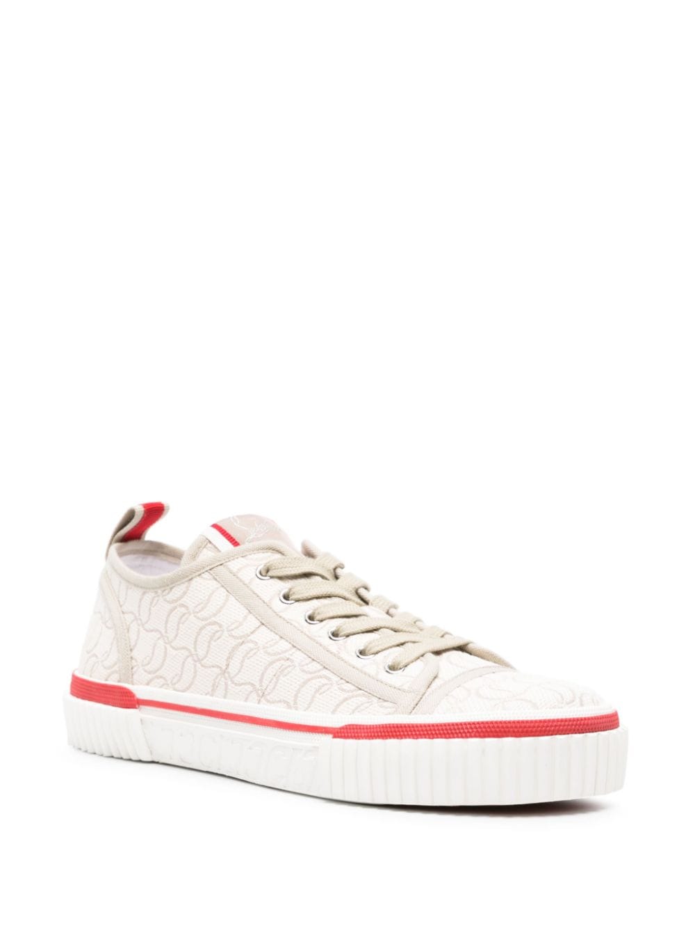 CHRISTIAN LOUBOUTIN Beige 24SS Men's Low Top Sneakers