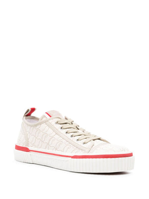 CHRISTIAN LOUBOUTIN Beige 24SS Men's Low Top Sneakers