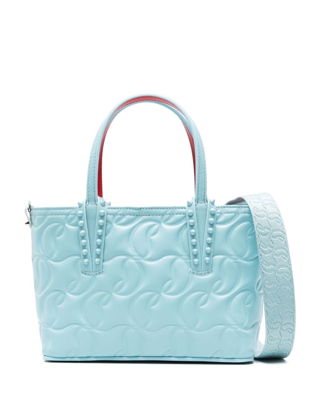 CHRISTIAN LOUBOUTIN 24SS Clear Blue Tote Bag for Women