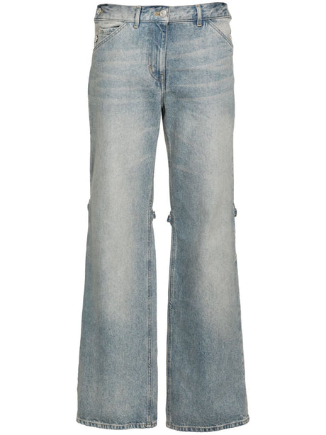 COURREGÈS Sailor-Style Denim Pants for Women