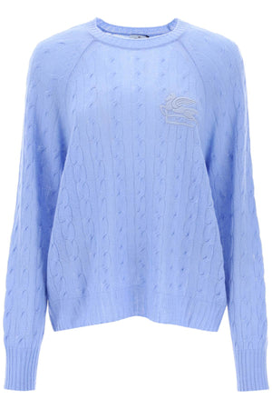 ETRO Blue 100% Wool Sweater for Women - FW23 Collection