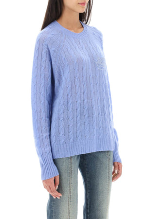 ETRO Blue 100% Wool Sweater for Women - FW23 Collection