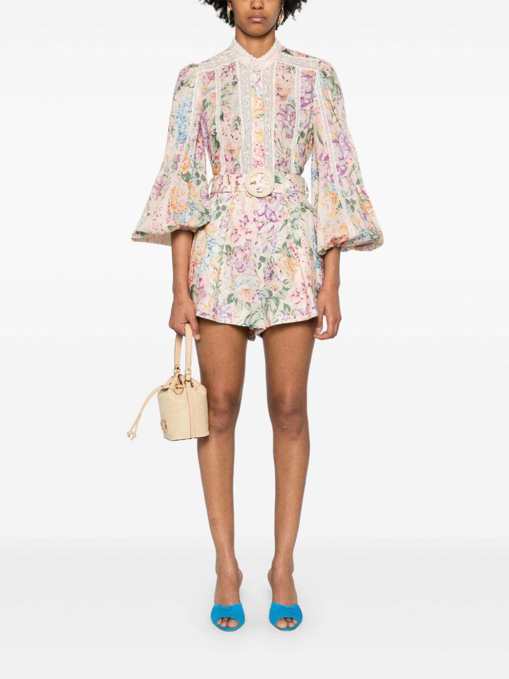 ZIMMERMANN Halliday Lace-Trim Shirt