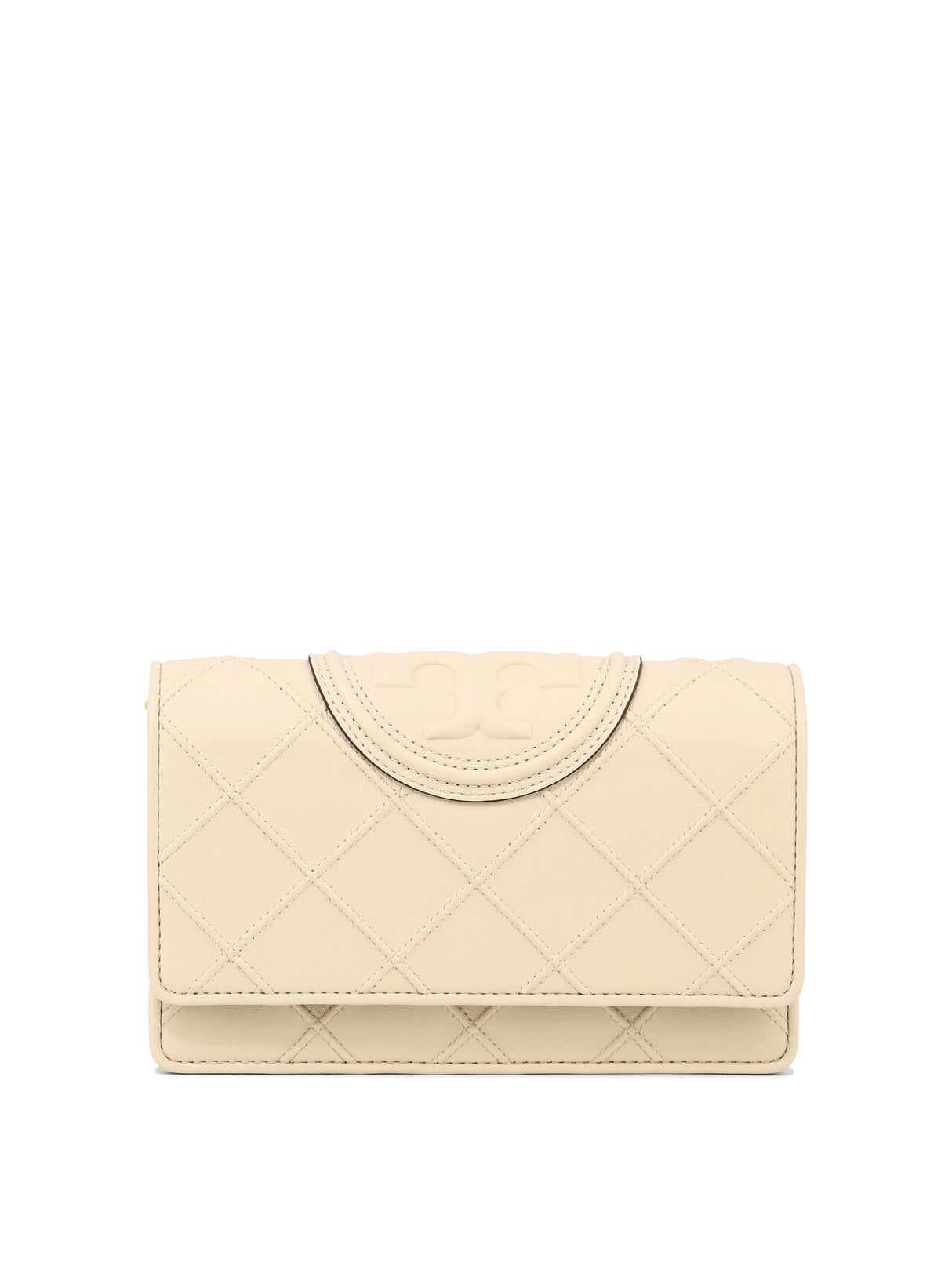 TORY BURCH Tan Chain Wallet for Women - SS24 Collection