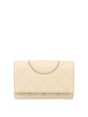 TORY BURCH Tan Chain Wallet for Women - SS24 Collection