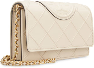 TORY BURCH Elegant Raffia Chain-Linked Wallet for Women - FW23