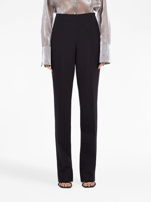 Classic Black Wool Trousers for Women by Ferragamo - FW23 Collection