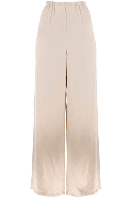 FERRAGAMO Satin Pants for Women - Elastic Waistband - Fluid, Relaxed Silhouette