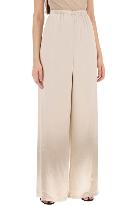 FERRAGAMO Satin Pants for Women - Elastic Waistband - Fluid, Relaxed Silhouette