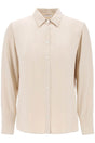 FERRAGAMO Classy Viscose Satin Shirt for Women in Neutral Tone