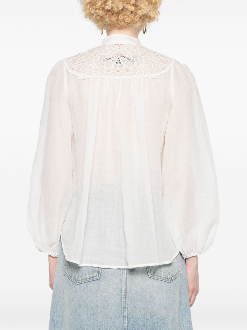 ZIMMERMANN Elegant Ramie Button-Up Shirt for Women