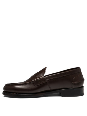 SAXONE OF SCOTLAND Arran Classic Leather Loafers