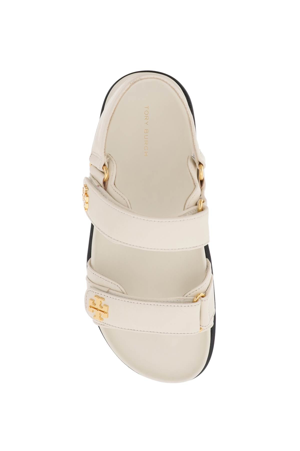 TORY BURCH Kira Sport White Leather Sandals