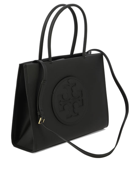 TORY BURCH Ella Bio Mini Black Tote Handbag for Women SS24