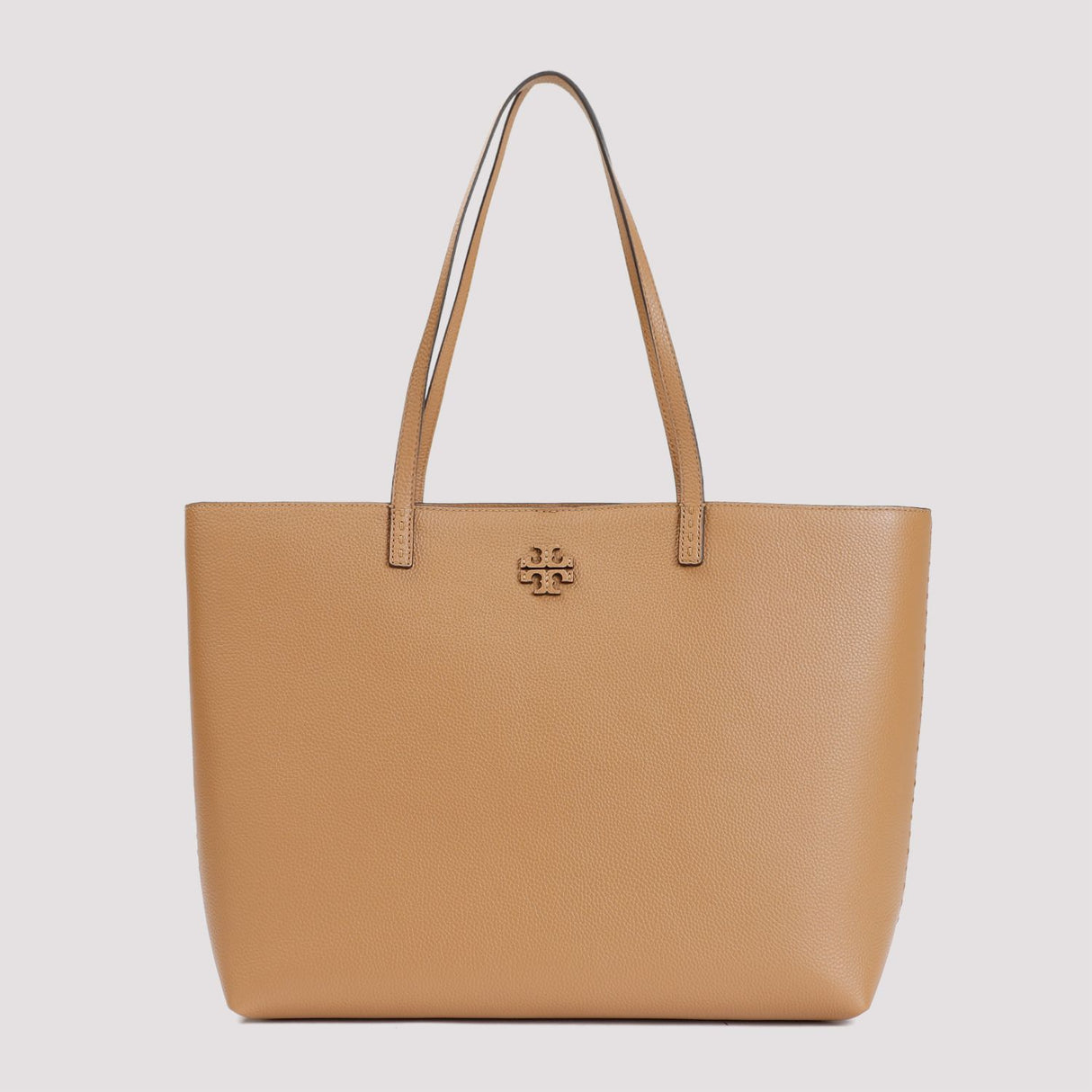 TORY BURCH Grained Leather Tote Handbag - 29X35.5X14CM