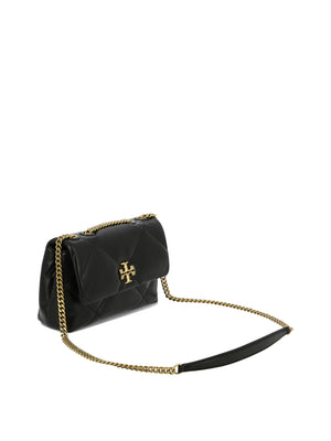 TORY BURCH Black Diamond Quilt Crossbody Handbag for Women