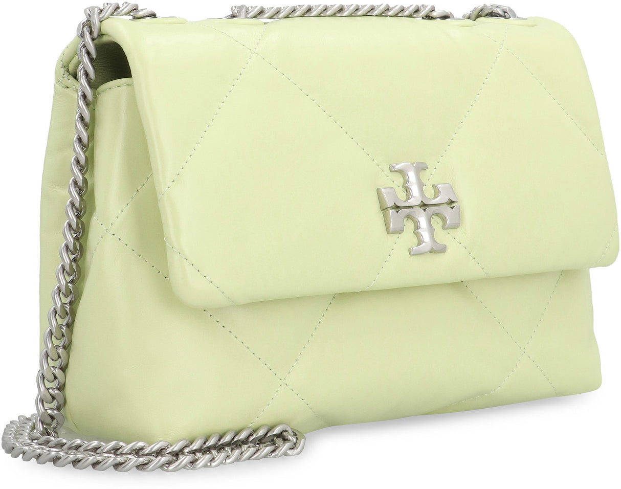 TORY BURCH Quilted Green Shoulder Handbag for Women - SS24 Collection