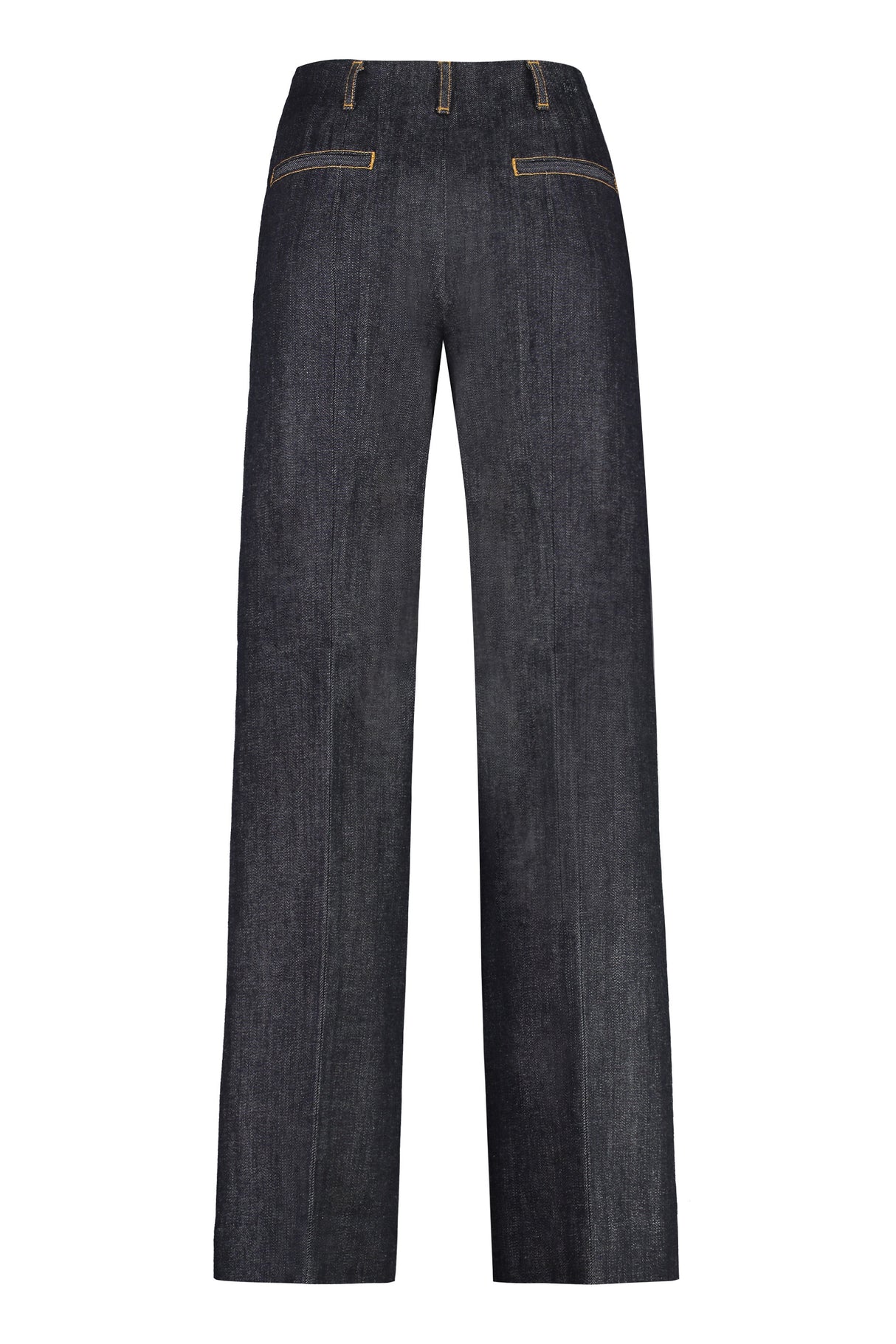 TORY BURCH Chic Wide-Leg Denim Jeans with Pockets