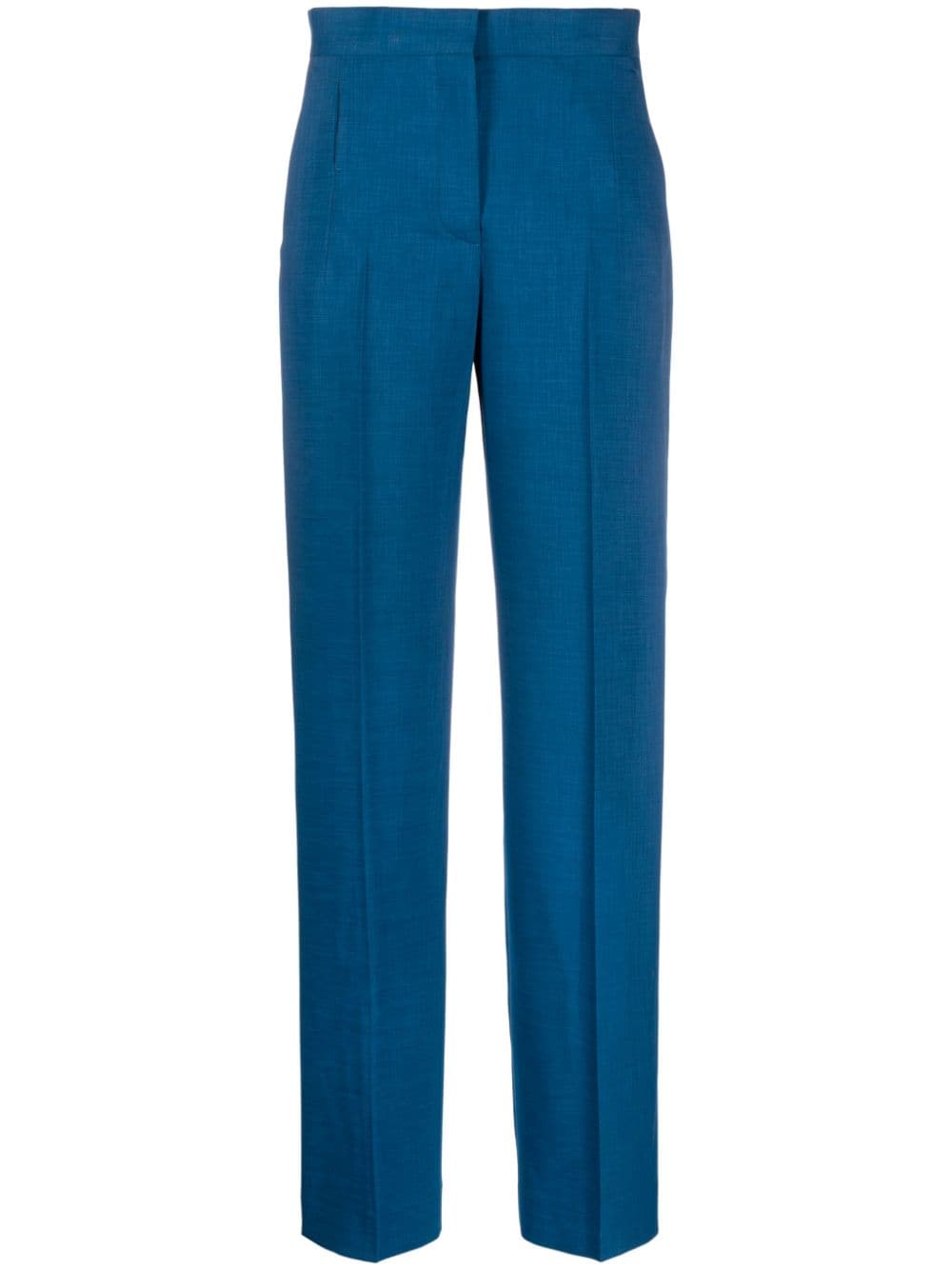 TORY BURCH Women's Wide Leg Blue Pants for SS24