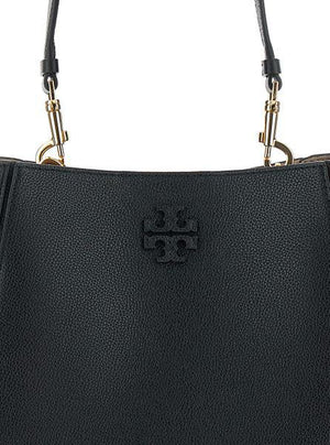 TORY BURCH Mini Grained Leather Bucket Handbag - FW24