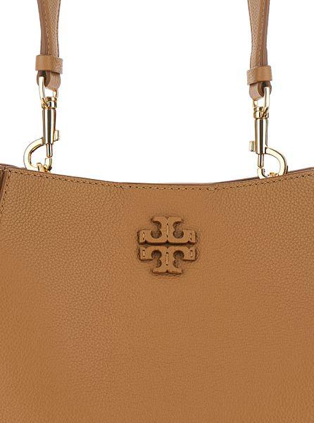 TORY BURCH Mini Grained Leather Bucket Handbag - FW24