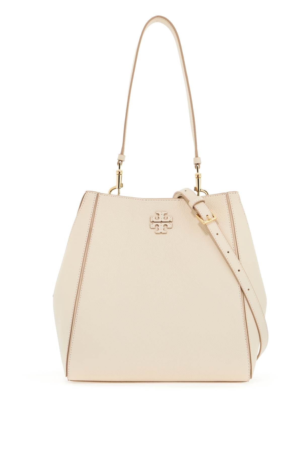 TORY BURCH Mini Grained Leather Bucket Handbag - FW24