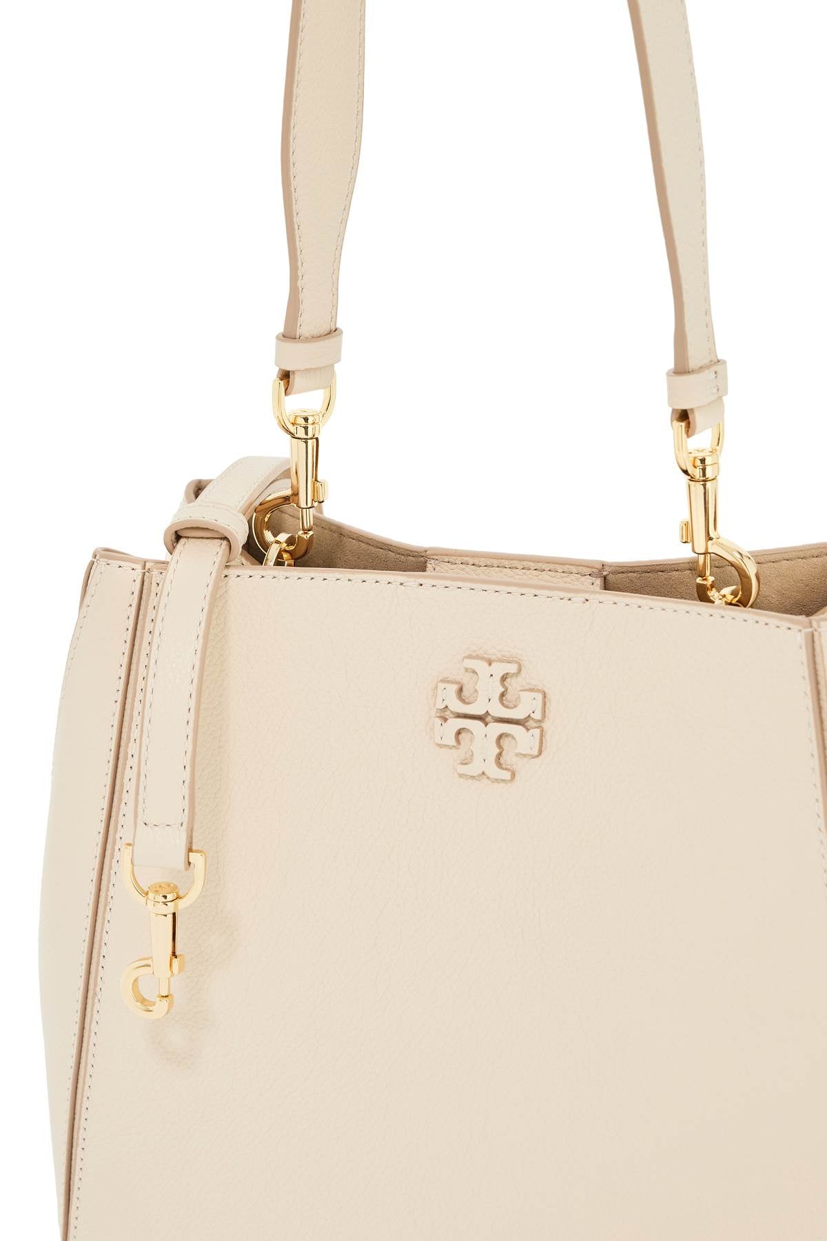 TORY BURCH Mini Grained Leather Bucket Handbag - FW24