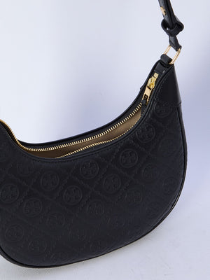 TORY BURCH Mini Crescent Handbag with T Monogram Motif