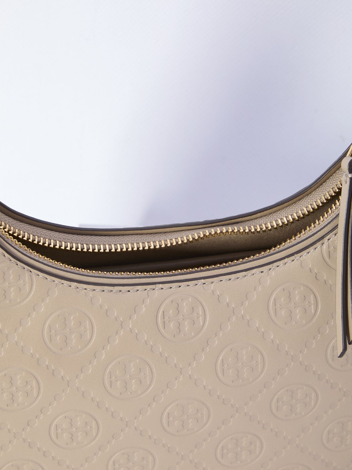 TORY BURCH Mini Crescent Handbag with T Monogram Motif