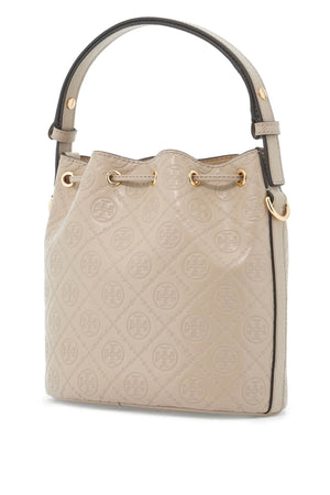 TORY BURCH Monogram T Bucket Handbag