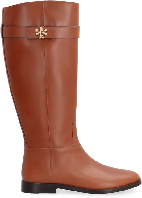 TORY BURCH Elegant Lock Detail Riding Boot for Women