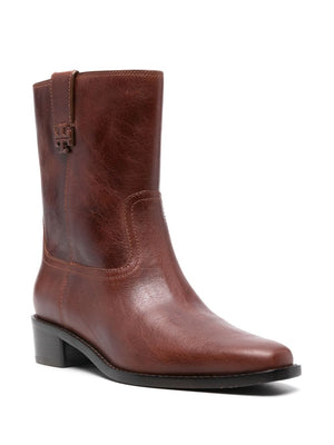 TORY BURCH City Western Leather Boots for Women