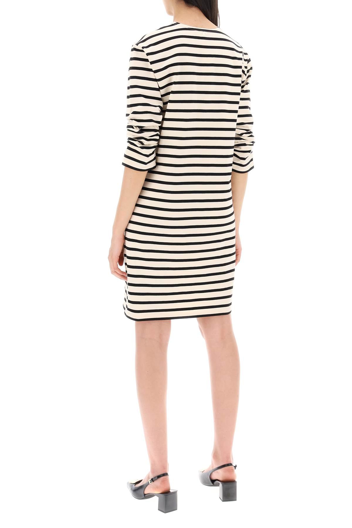 TORY BURCH Nautical-Inspired Striped Cotton Dress for Women