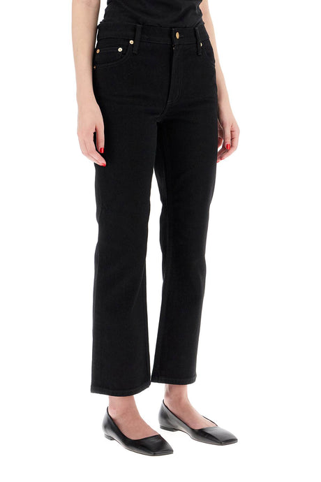 TORY BURCH Women's Cropped Fit Flare Jeans - Size 27