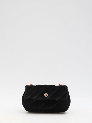 TORY BURCH Mini Draped Velvet Flap Handbag